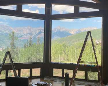 Sunglo's Window Film provides home owner with a incredible view